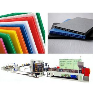PC, PP, PE Hollow Grid Plate Production Line